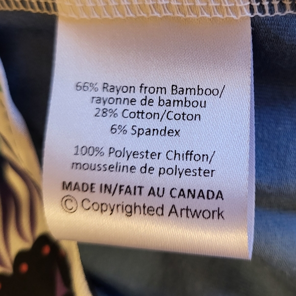 Ay Lelum. Sleeveless hummingbird print tank top in blue & green. Wm S. NWOT - Picture 4 of 5